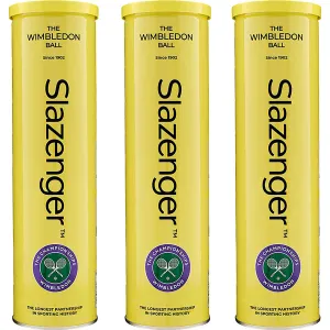 1 Dozen Slazenger Wimbledon Ultra Vis Tennis Balls