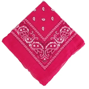 10 x Pink Paisley Bandanas Head Wrap 100% Cotton Neck Scarf Mask Bandana