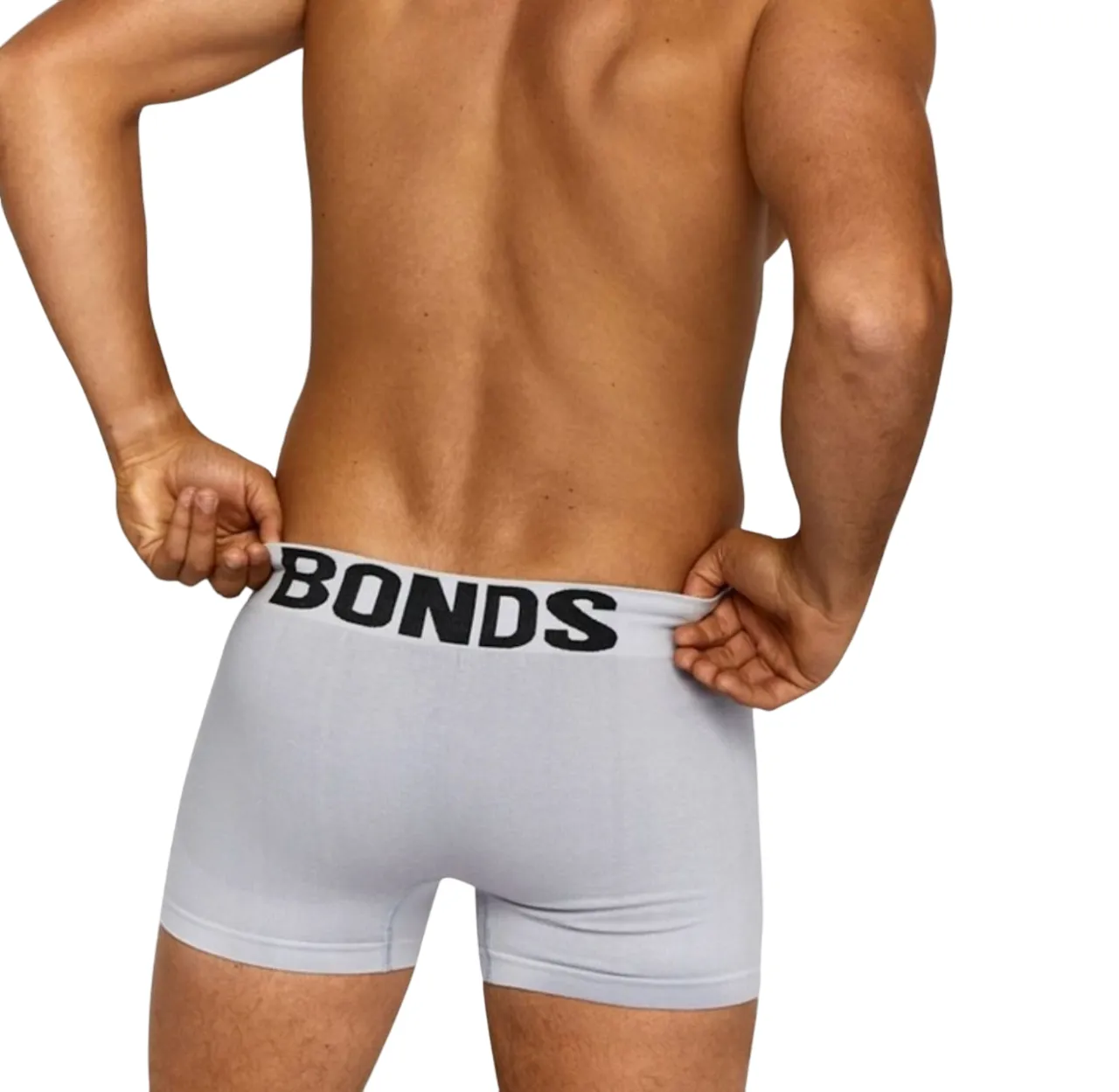 12 X Bonds Mens Seamless Black/ Grey/ Navy Trunks Underwear