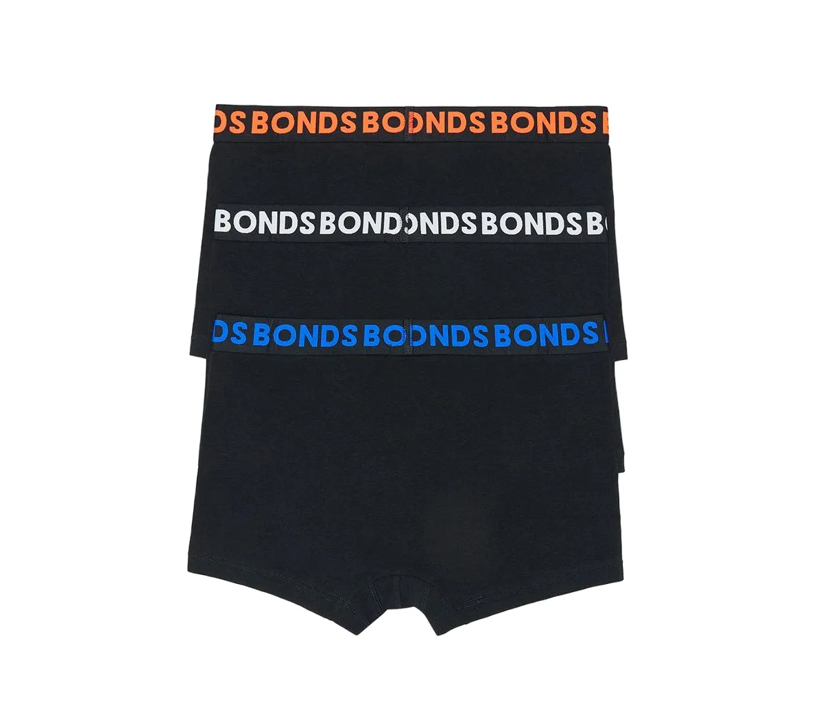 18 X Bonds Mens Everyday Trunks Underwear Black Multi Undies