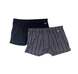 2 x Jockey Mens Skants Trunks Underwear Undies Stripped Grey Multicoloured