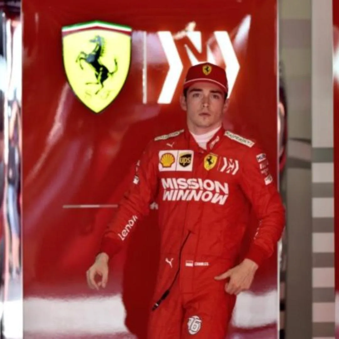 2019 Charles Leclerc Race Mission Winnow Scuderia Ferrari F1 Suit