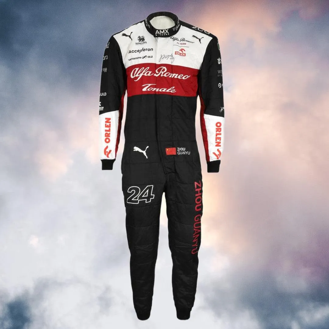 2022 Zhou Guanyu Race Suit Alfa Romeo F1 Team