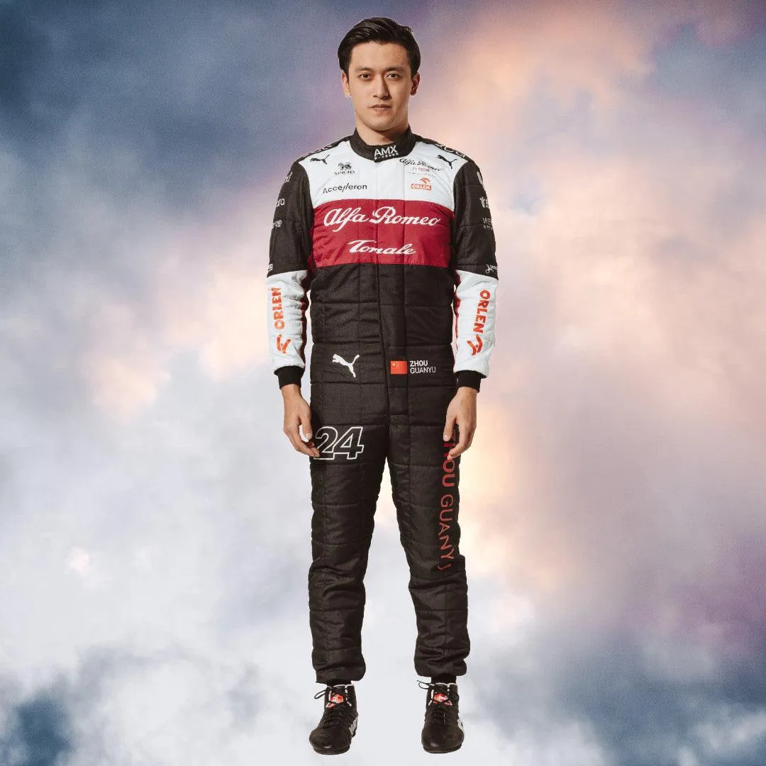 2022 Zhou Guanyu Race Suit Alfa Romeo F1 Team