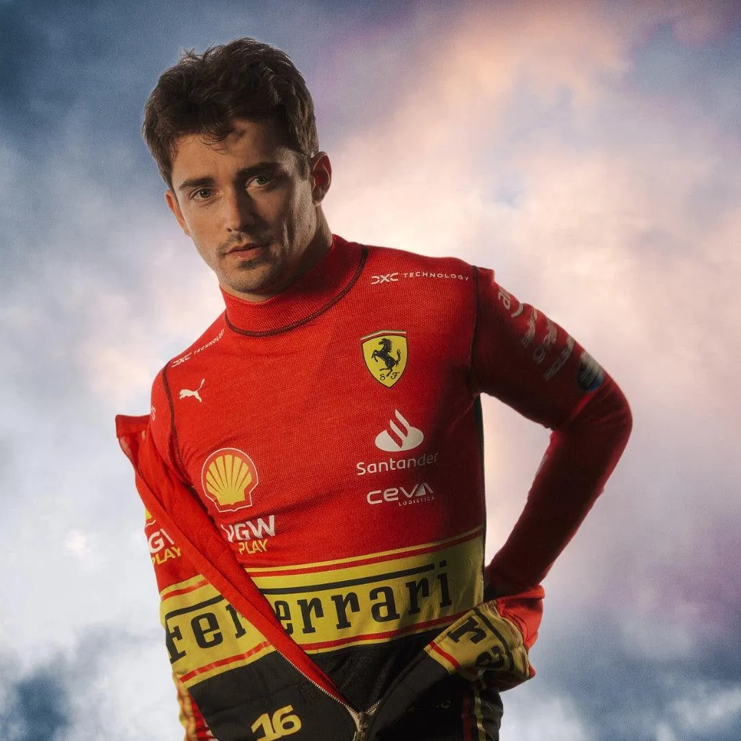 2023 Charles Leclerc Carlos Sainz Scuderia Ferrari Suit Monza F1