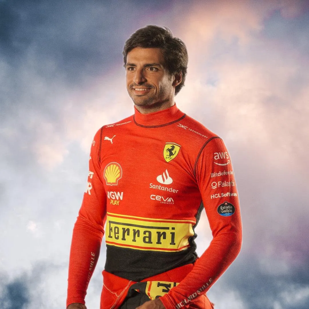 2023 Charles Leclerc Carlos Sainz Scuderia Ferrari Suit Monza F1