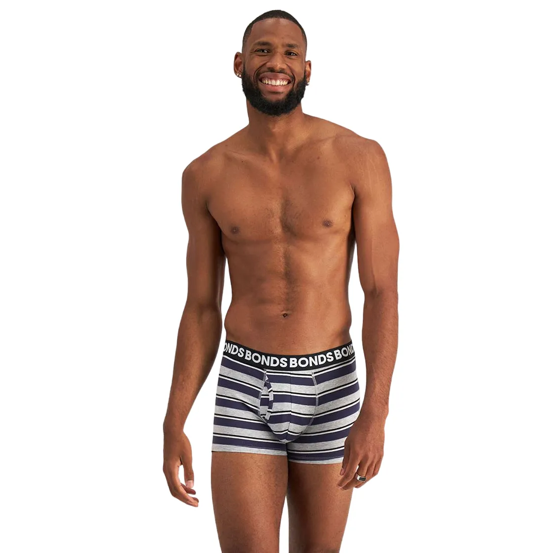 6 x Bonds Mens Everyday Trunks Underwear Black / Navy / Grey Undies