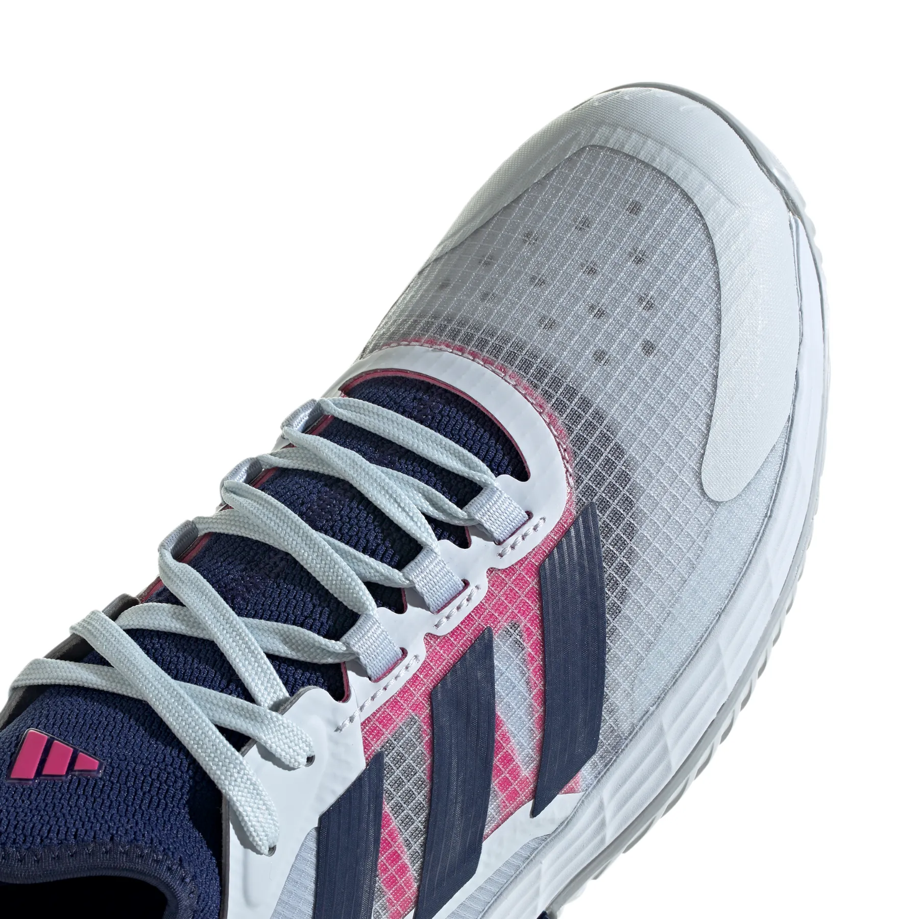 Adidas Adizero Ubersonic 4.1 Men Tennis Shoes - Halo Blue/Dark Blue/Team Shock Pink