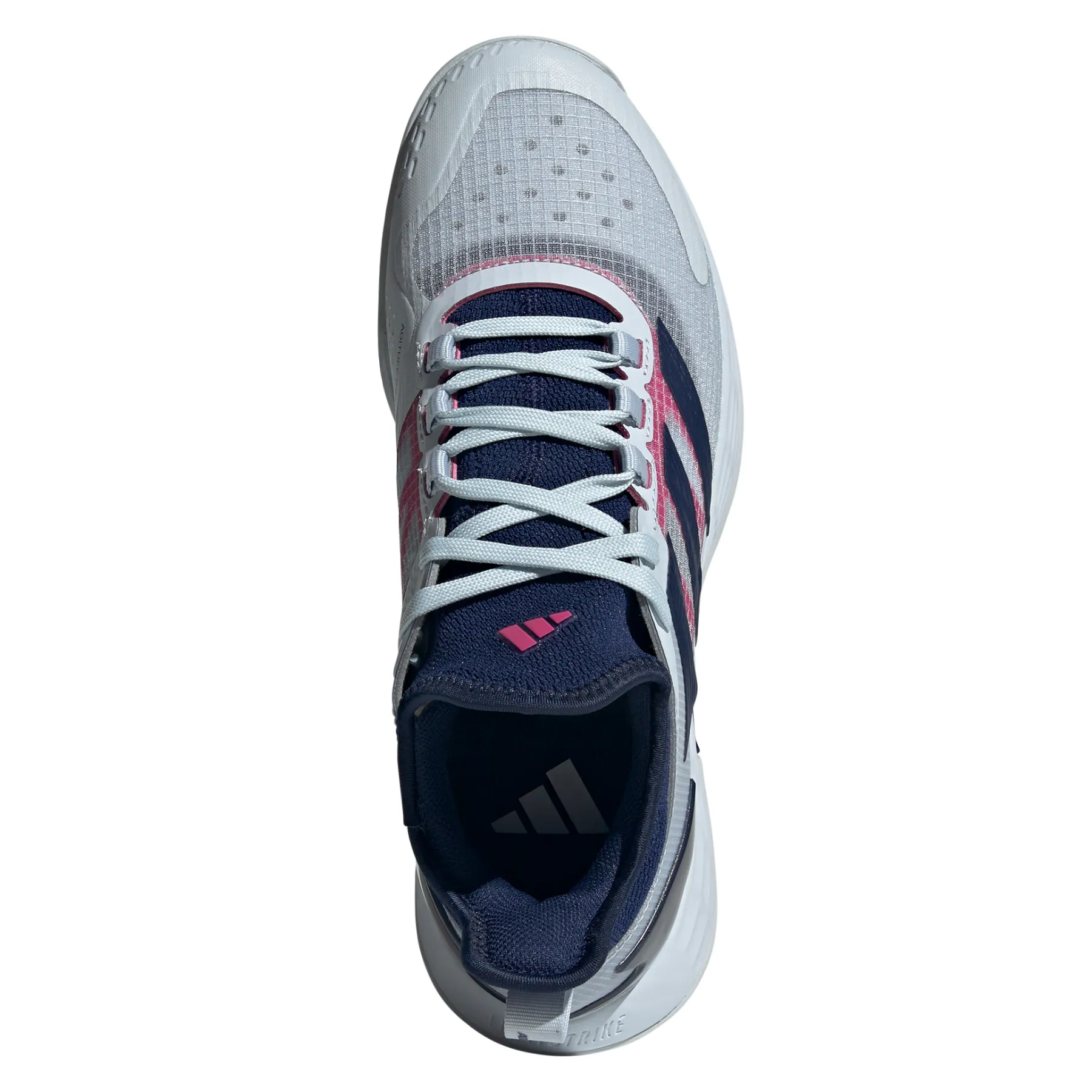 Adidas Adizero Ubersonic 4.1 Men Tennis Shoes - Halo Blue/Dark Blue/Team Shock Pink