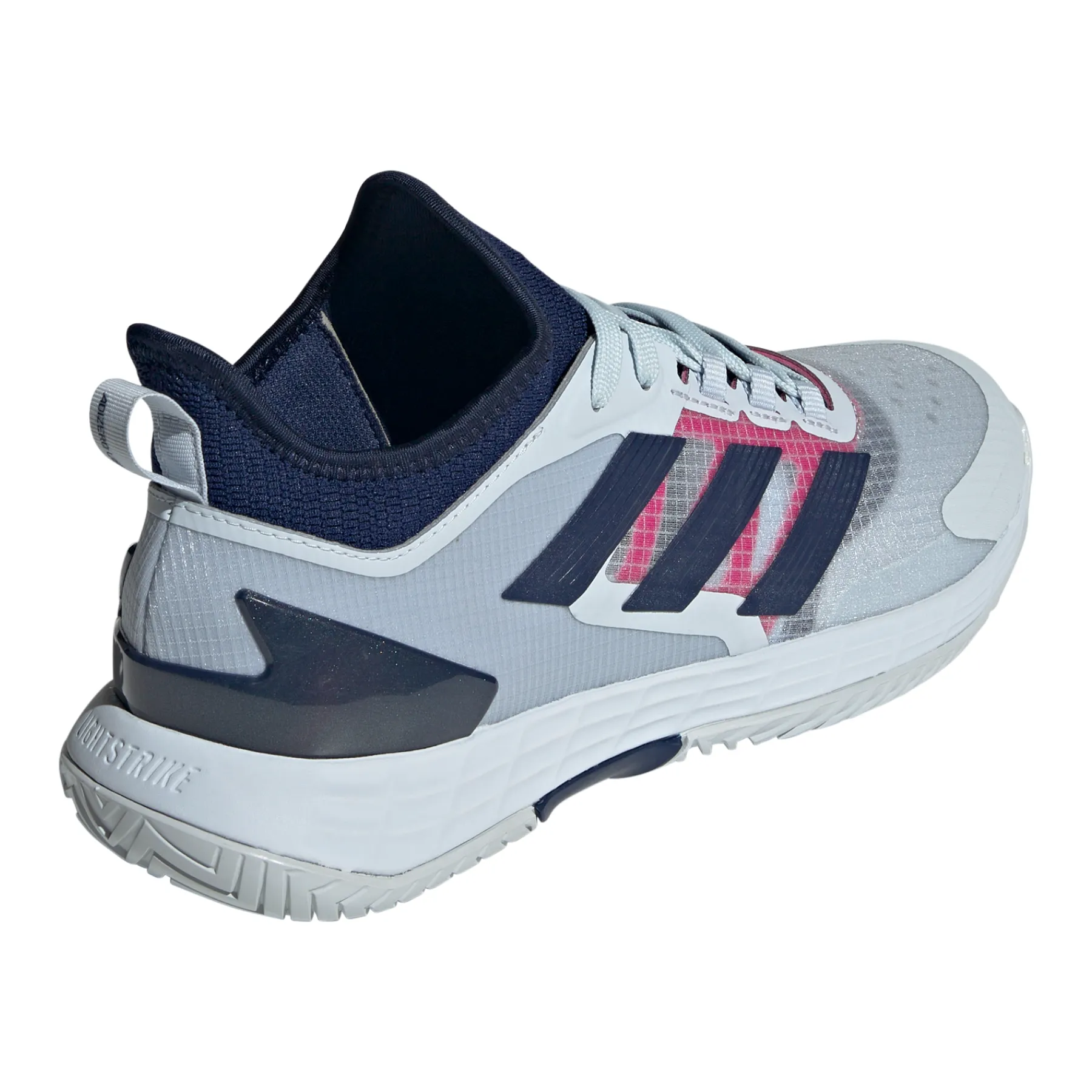 Adidas Adizero Ubersonic 4.1 Men Tennis Shoes - Halo Blue/Dark Blue/Team Shock Pink