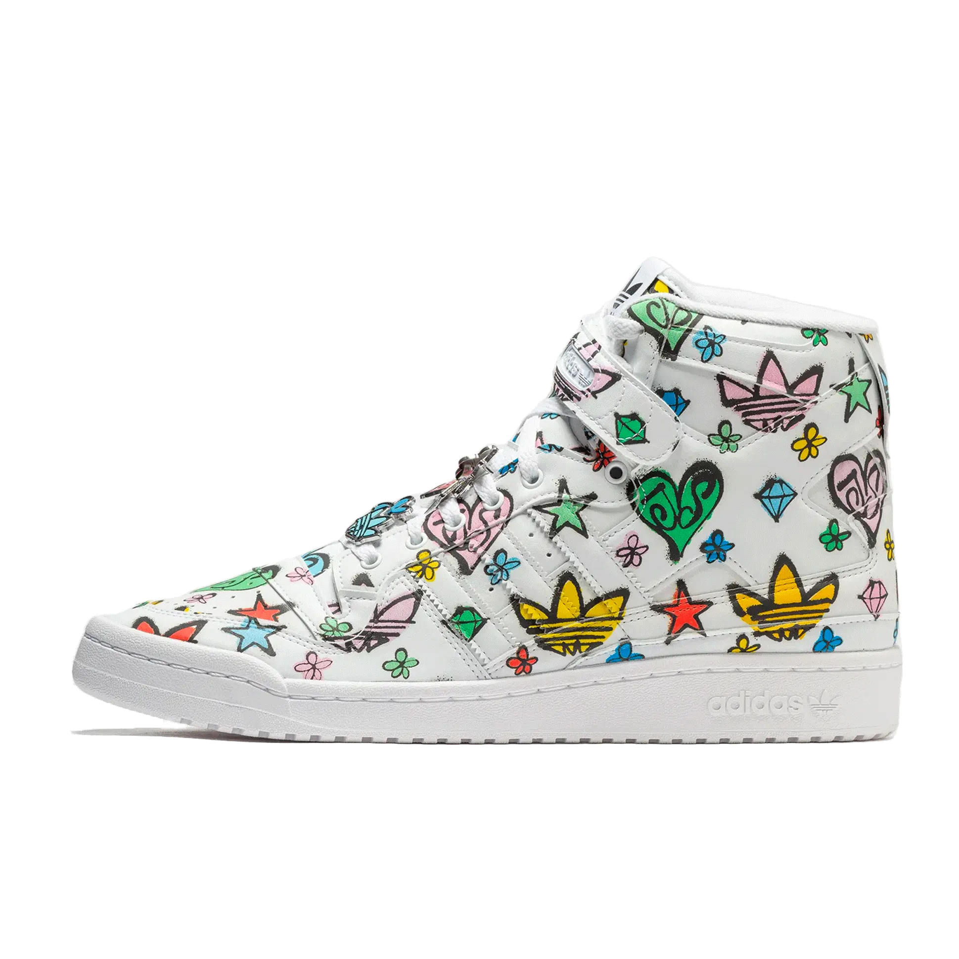 adidas Forum 84 Hi Jeremy Scott Monogram Graffiti