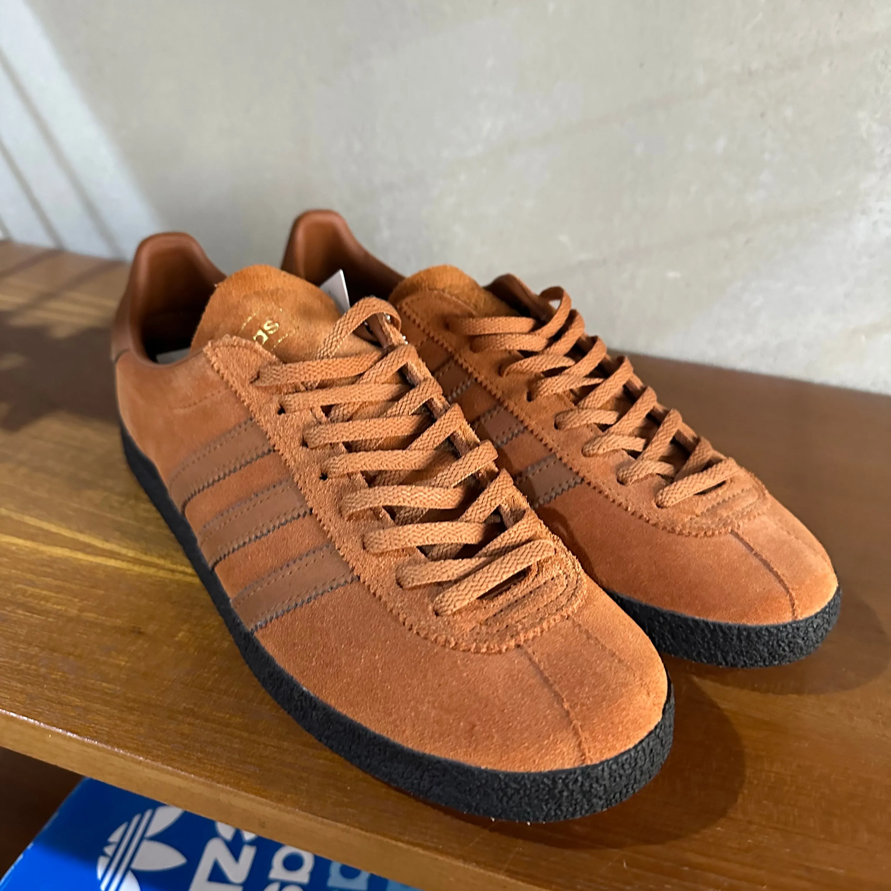 Adidas Topanga Spezial Trainers Brown - Uk 8.5