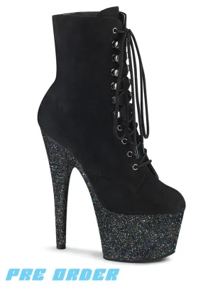 ADORE-1020FSMG - BLACK FAUX SUEDE ✰ PRE ORDER ✰