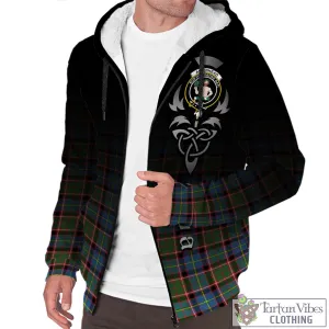 Aikenhead Tartan Sherpa Hoodie Featuring Alba Gu Brath Family Crest Celtic Inspired