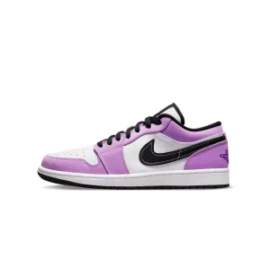 Air Jordan 1 Mens Low SE Shoes 'Violet Shock''