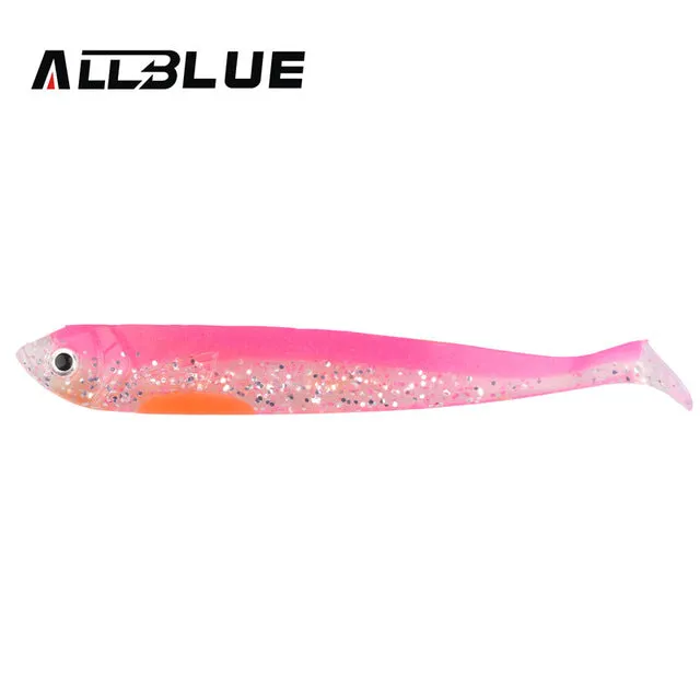 ALLBLUE 3pc/lot 9g/12cm Handmade Soft Bait Fish Fishing Lure Shad Manual Silicone Bass Minnow Swimbait Plastic Lure Pasca Peche