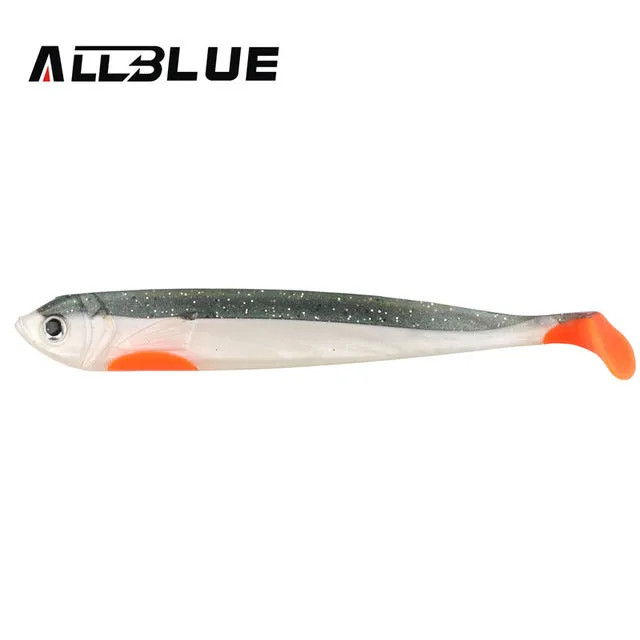 ALLBLUE 3pc/lot 9g/12cm Handmade Soft Bait Fish Fishing Lure Shad Manual Silicone Bass Minnow Swimbait Plastic Lure Pasca Peche