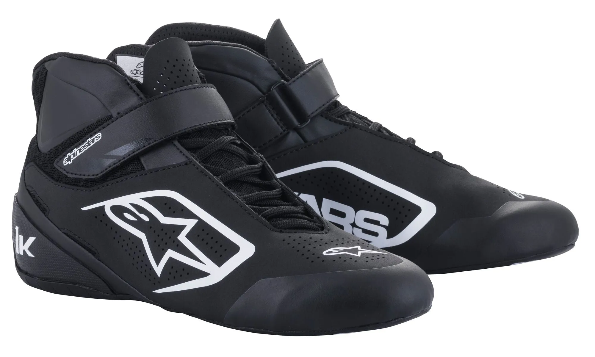 ALPINESTARS 2712022_12_2,5 Karting shoes TECH-1 K V2, black/white, Size 34