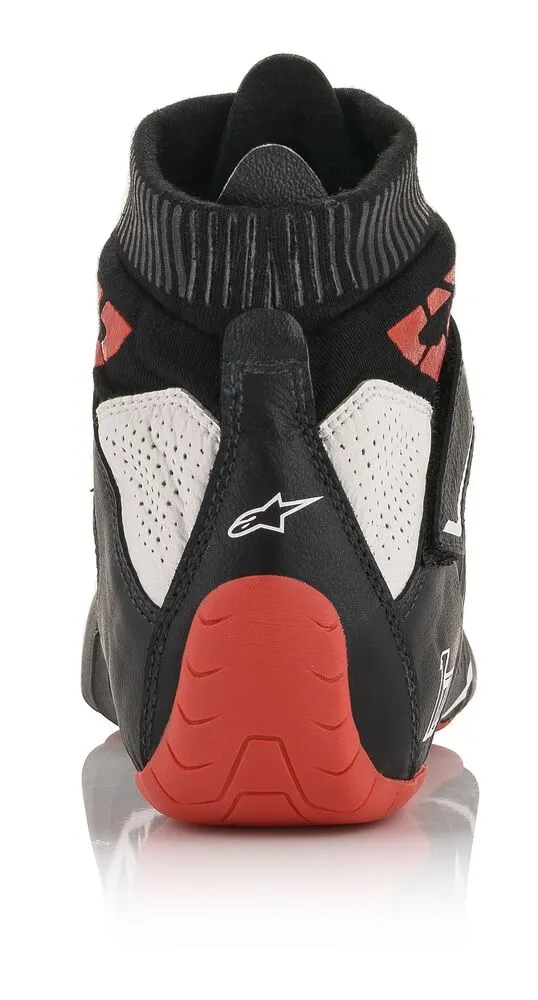 ALPINESTARS 2715020_123_10,5 TECH 1Z v2 Race shoes, FIA 8856-2018, black/white/red, size 43,5 (10,5)