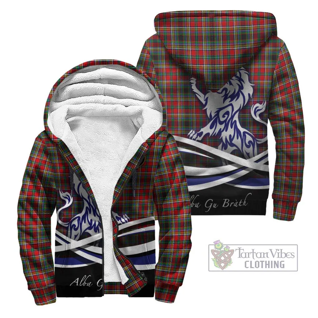 Anderson of Arbrake Tartan Sherpa Hoodie with Alba Gu Brath Regal Lion Emblem