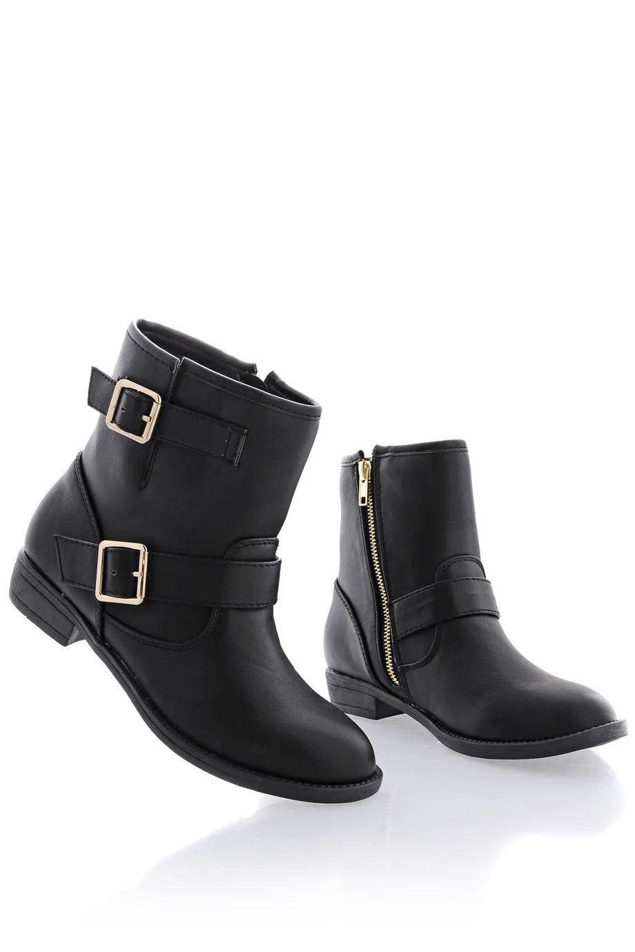 ANDRIE Black Ankle Boots