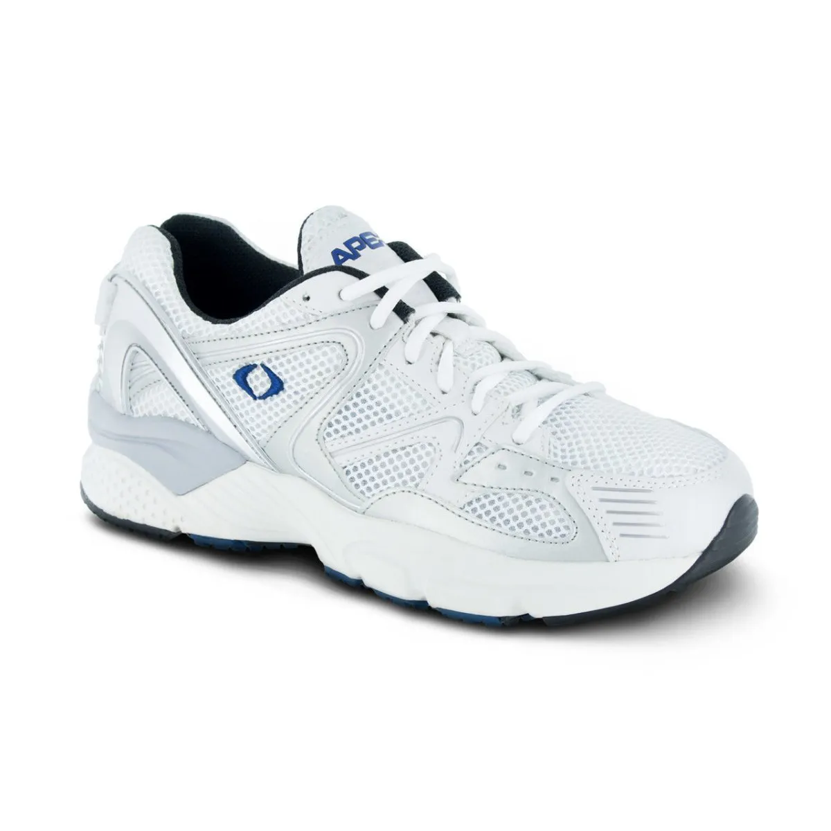 Apex X522m Boss Runner Men's Active Shoe In White/silver/blue