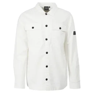 Barbour International Adey Overshirt In Whisper White