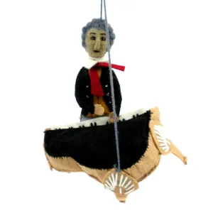 Beethoven Felt Ornament Silk Road Bazaar