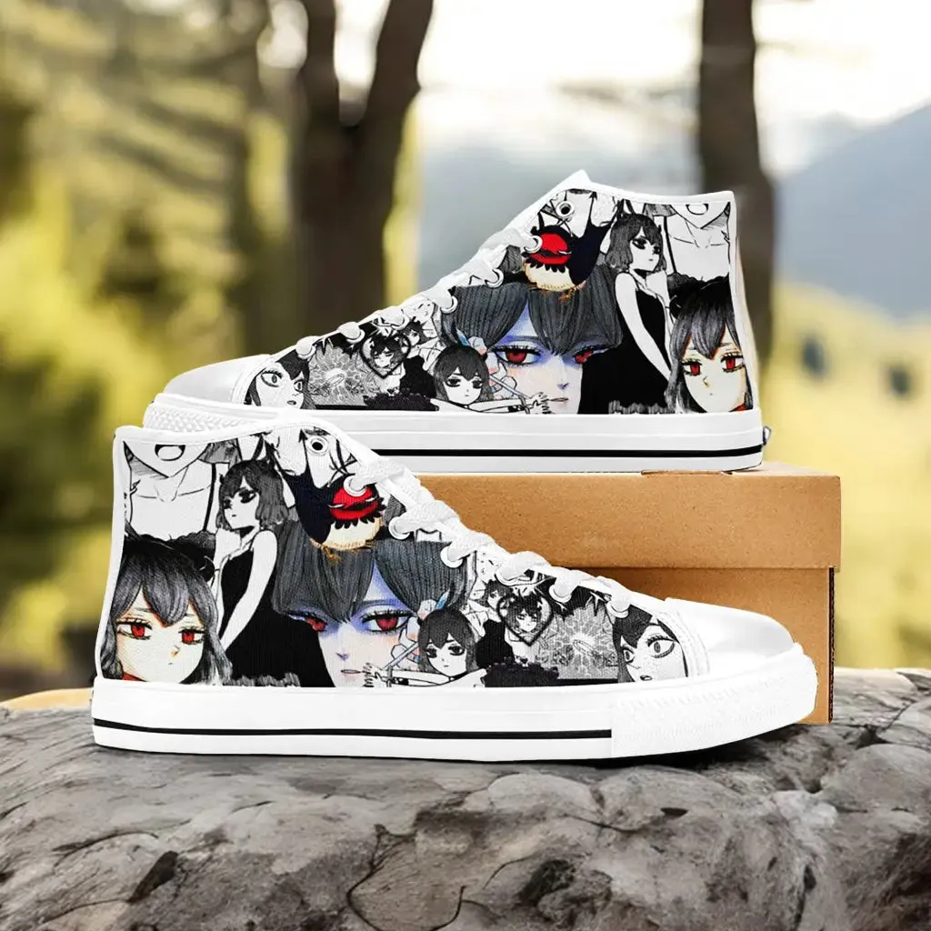 Black Clover Nero Secre Swallowtail Shoes High Tops Sneakers for Kids and Adults