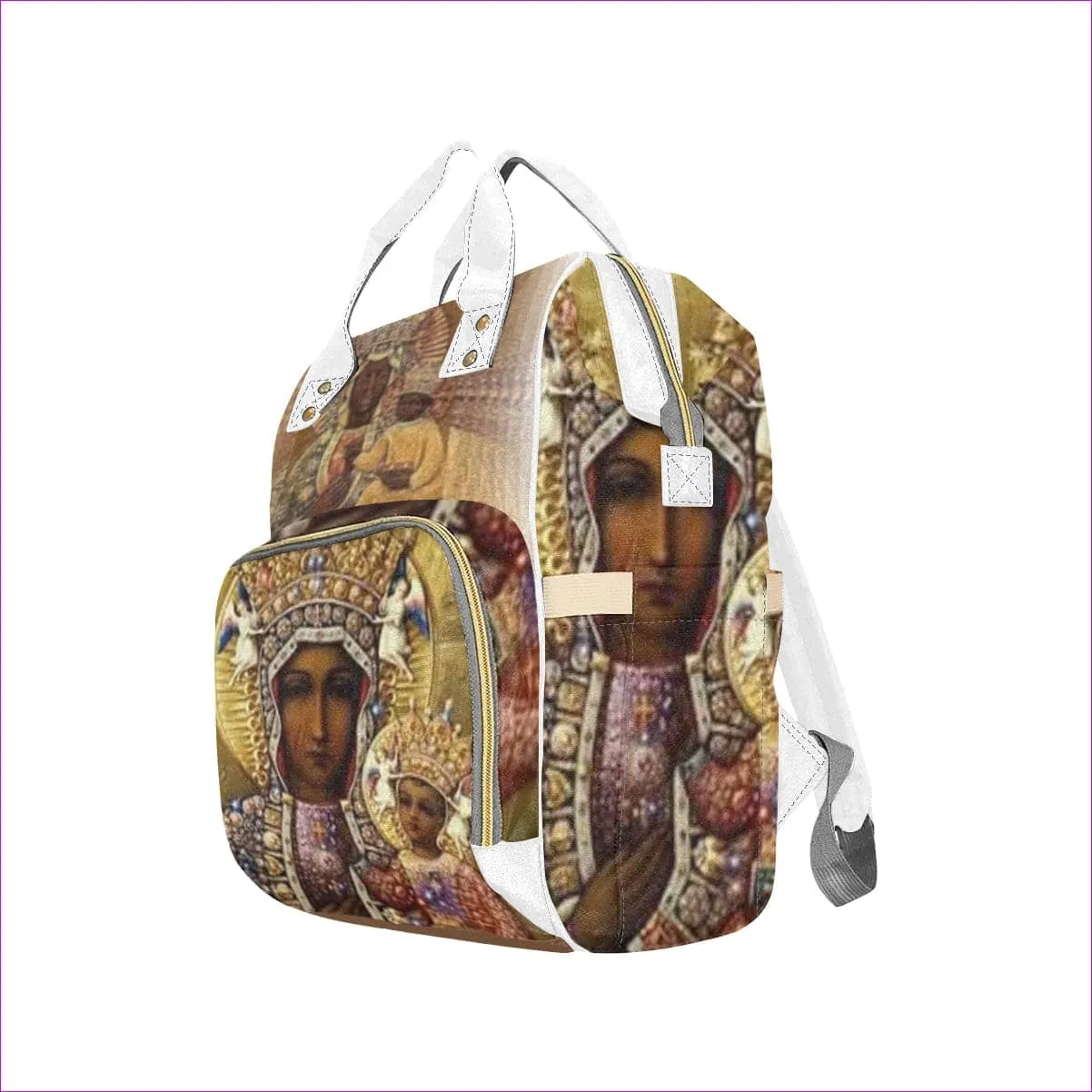 Black Madonna Multi-Function Backpack