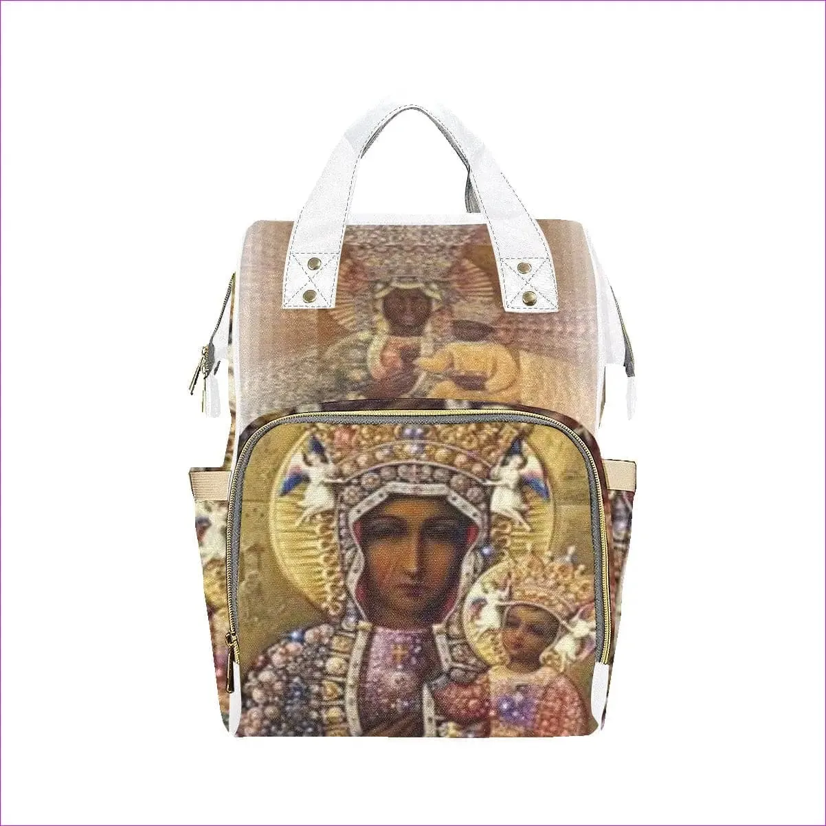 Black Madonna Multi-Function Backpack