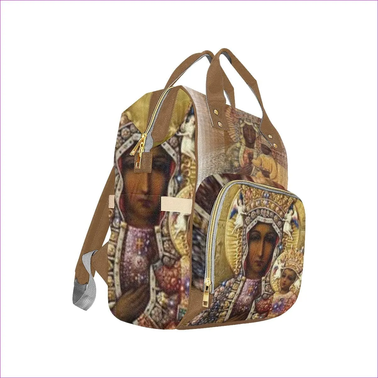 Black Madonna Multi-Function Backpack