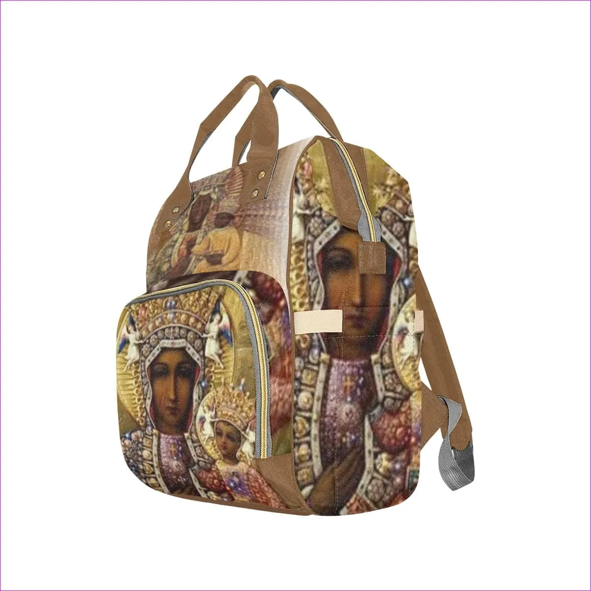 Black Madonna Multi-Function Backpack