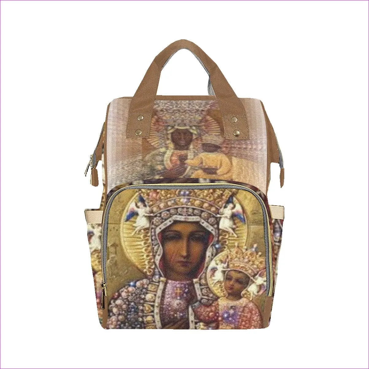 Black Madonna Multi-Function Backpack