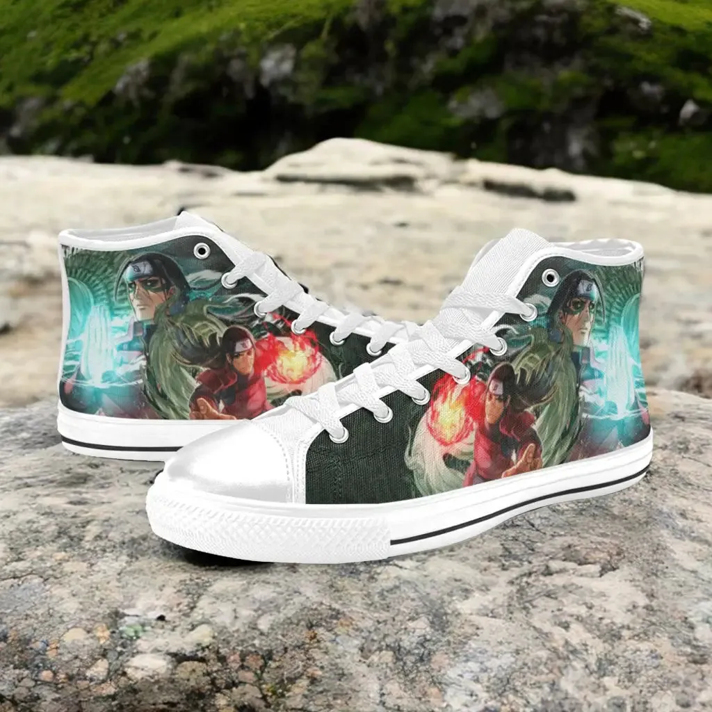 Boruto Naruto Hashirama Senju Shoes High Top Sneakers for Kids and Adults