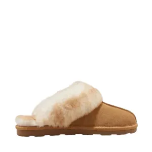 BRANDS & BEYOND - kids - Fur lined suede slippers