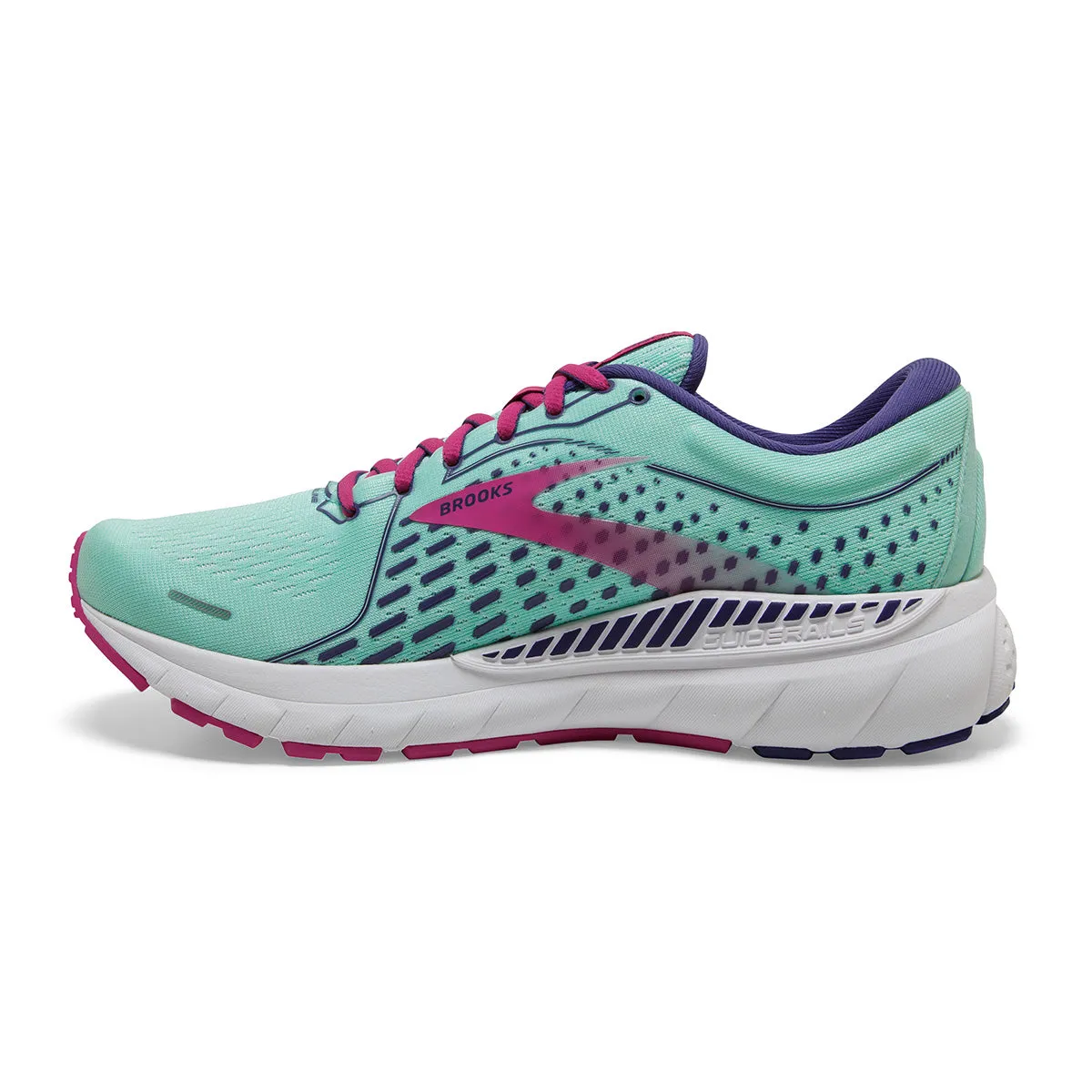 Brooks Adrenaline GTS 21 - Yucca - Navy Blue - Fuchsia