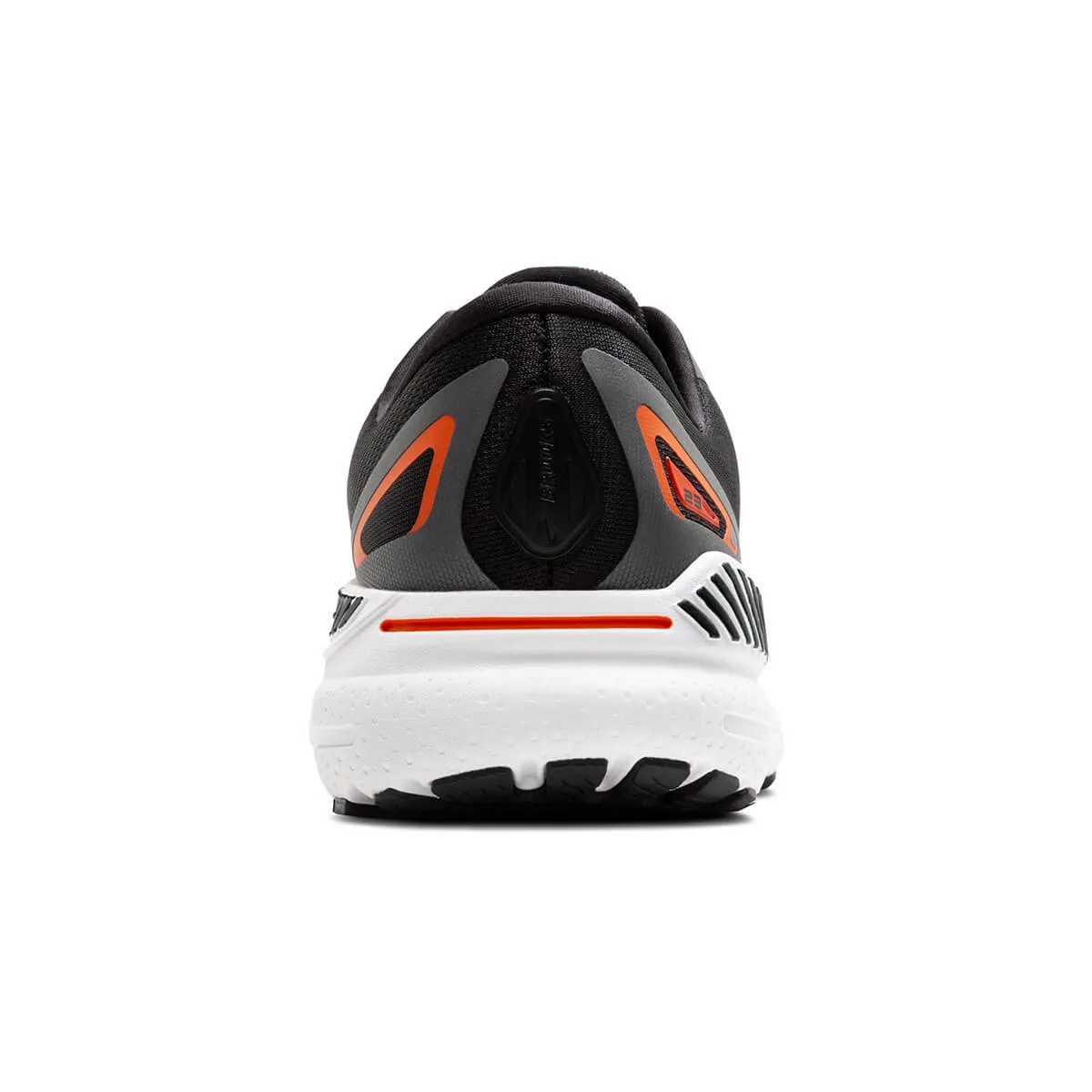 Brooks Adrenaline GTS 23 Mens | Black/mandarin Red/silver