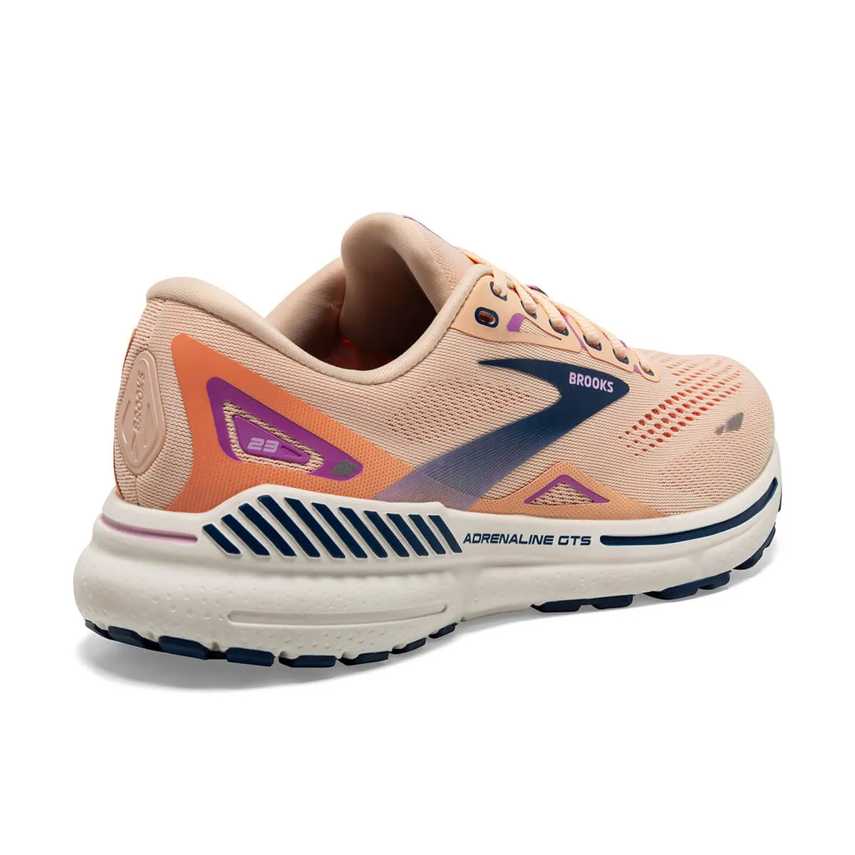 Brooks Adrenaline GTS 23 Womens | Apricot/estate Blue/orchid