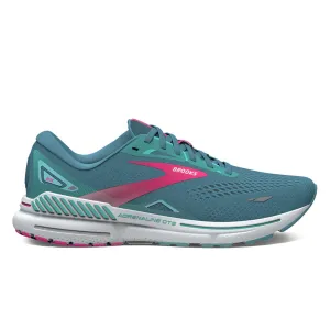 Brooks Adrenaline GTS 23 Womens | Storm Blue/pink/aqua