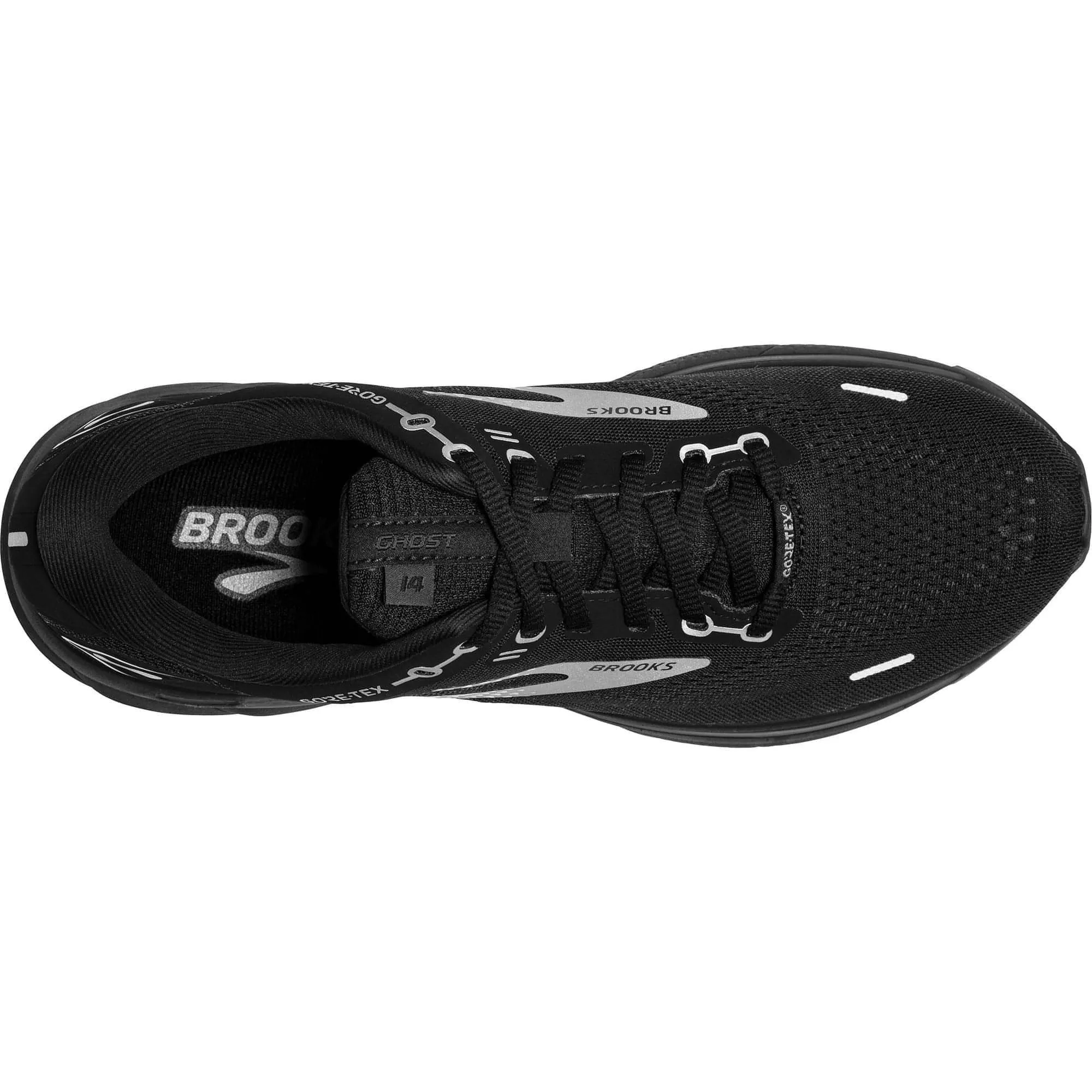 Brooks Ghost 14 GORE-TEX Mens Running Shoes - Black