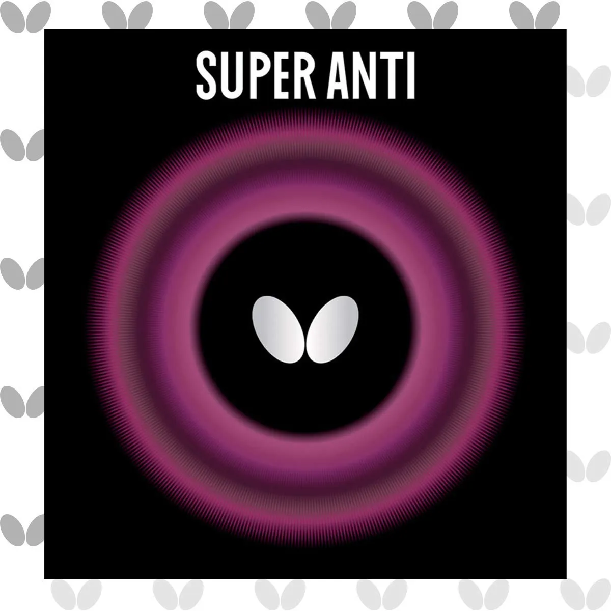 Butterfly Super Anti Table Tennis Rubber (Black)