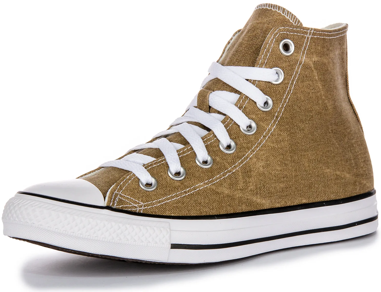 Converse All Star Hi A07456C In Light Brown Washed