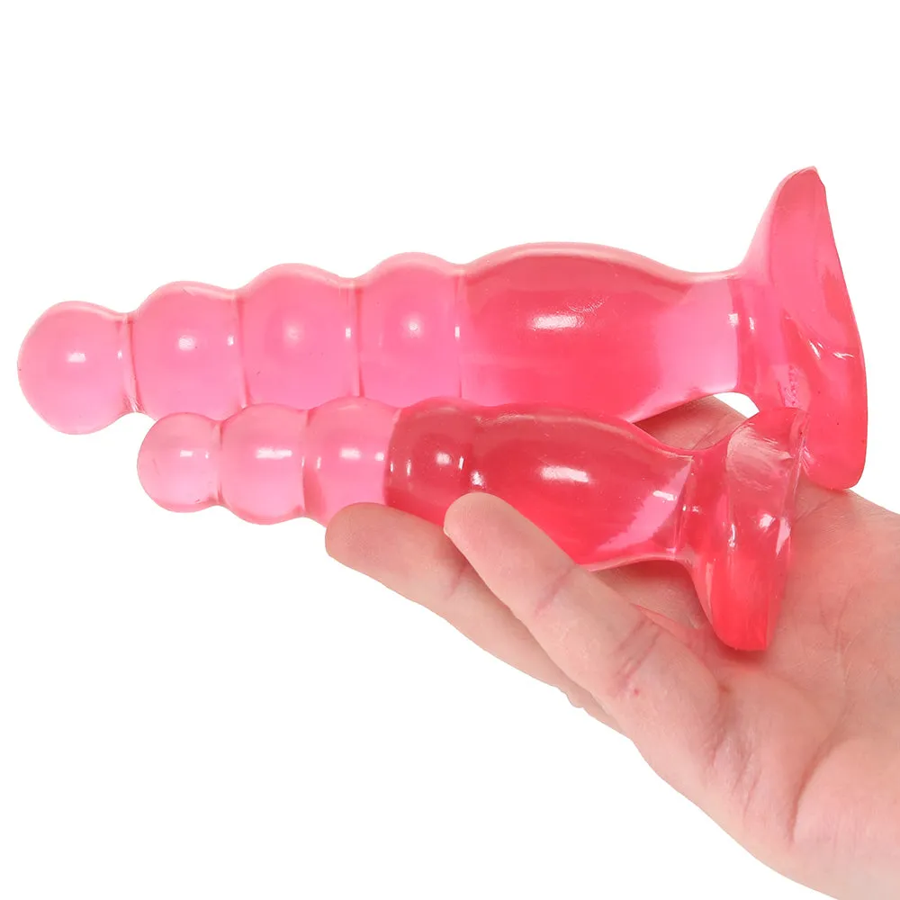 Crystal Jellies Anal Delight Trainer Kit in Pink