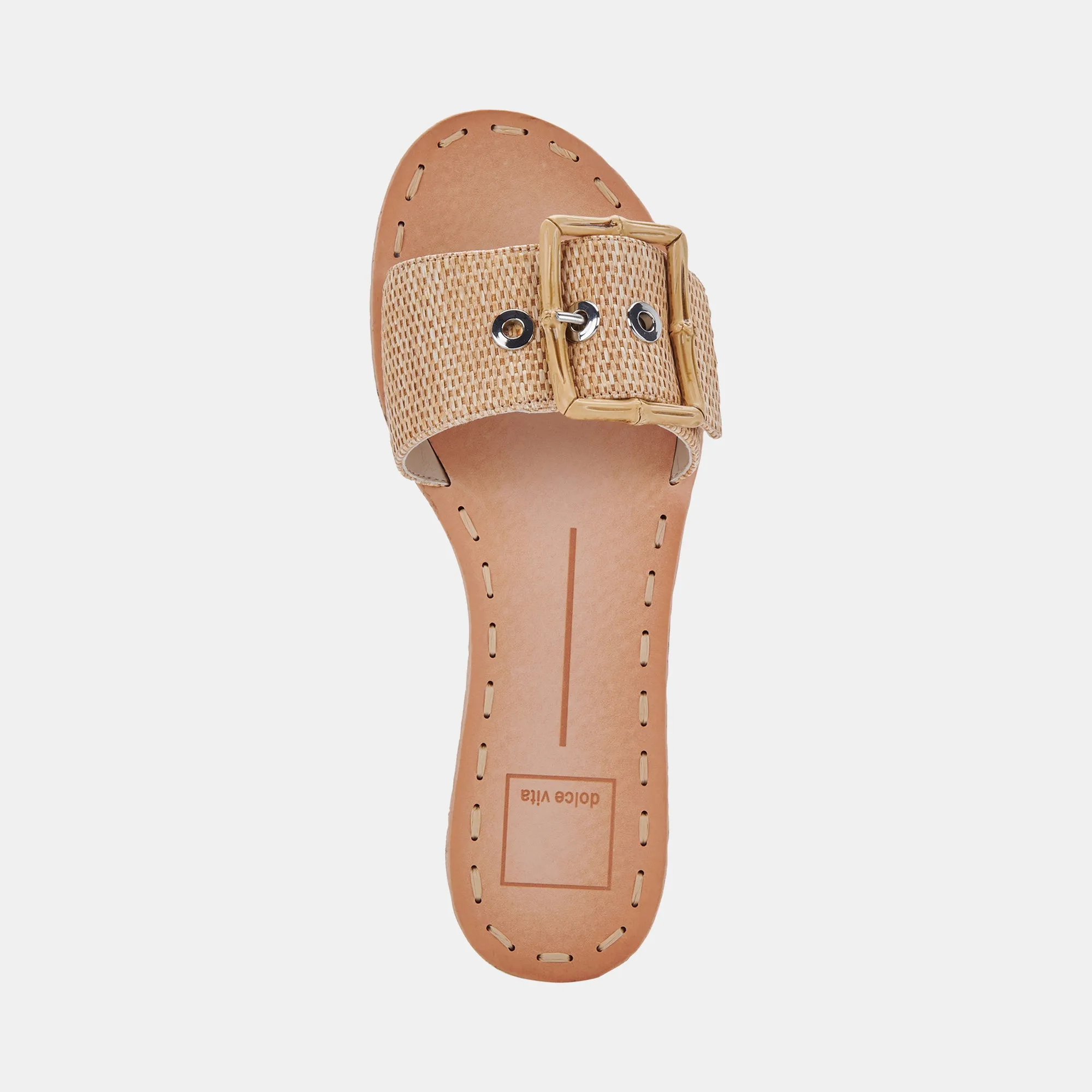 DASA SANDALS WARM NATURAL RAFFIA