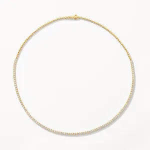 Diamond Tennis Necklace in 10k Gold