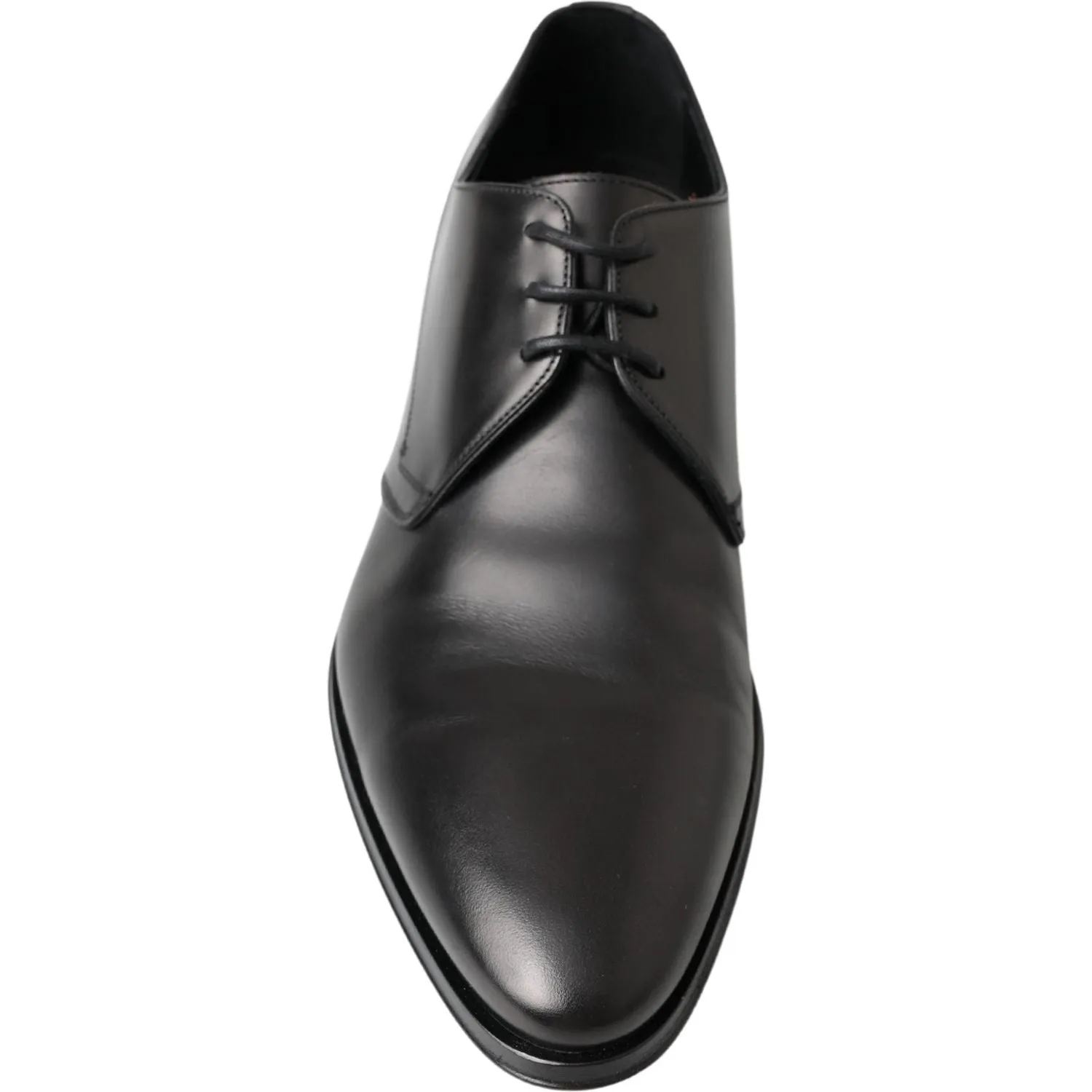 Dolce & Gabbana Classic Black Leather Derby Shoes