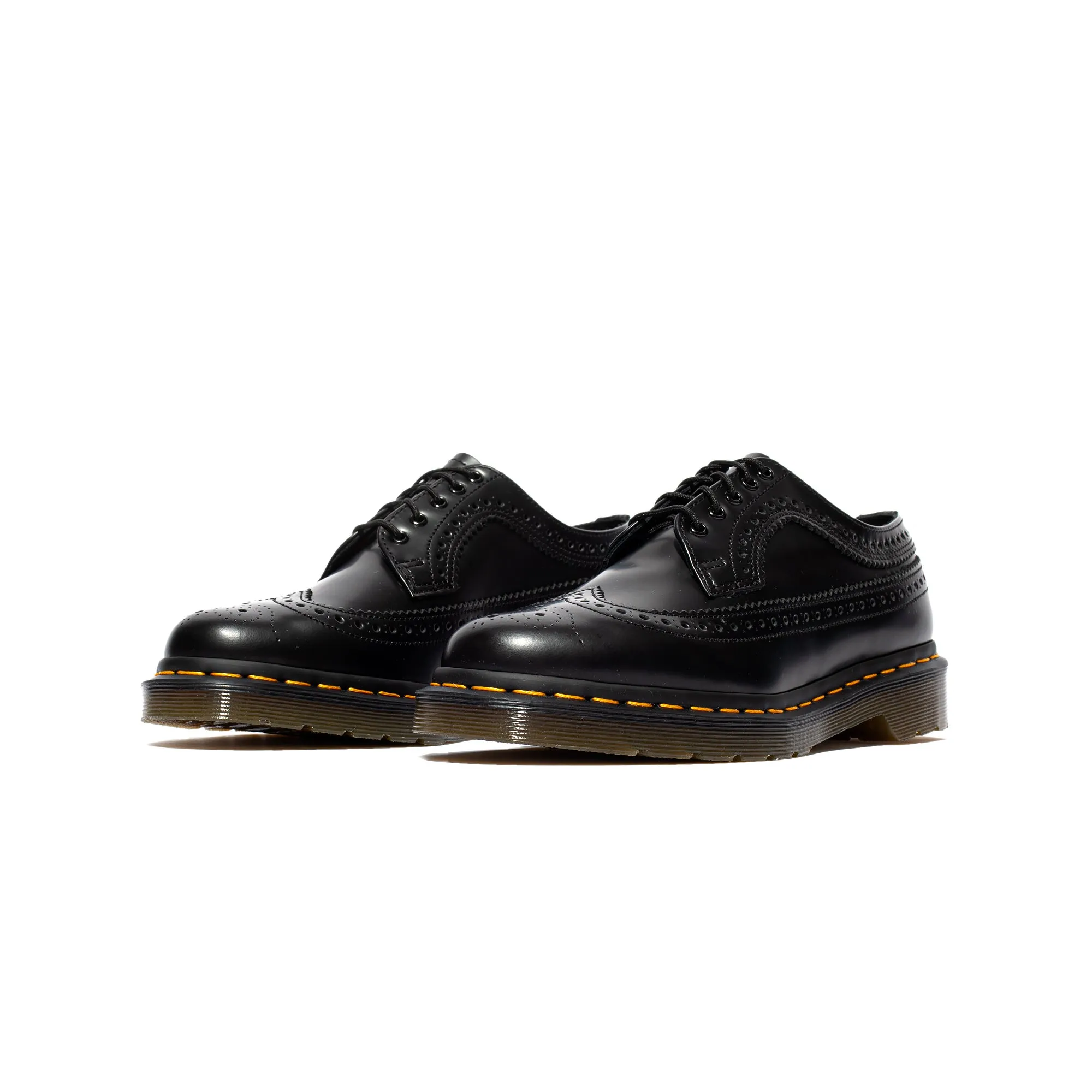 Dr. Martens Men 3989 Yellow Stitch Shoes 'Black'