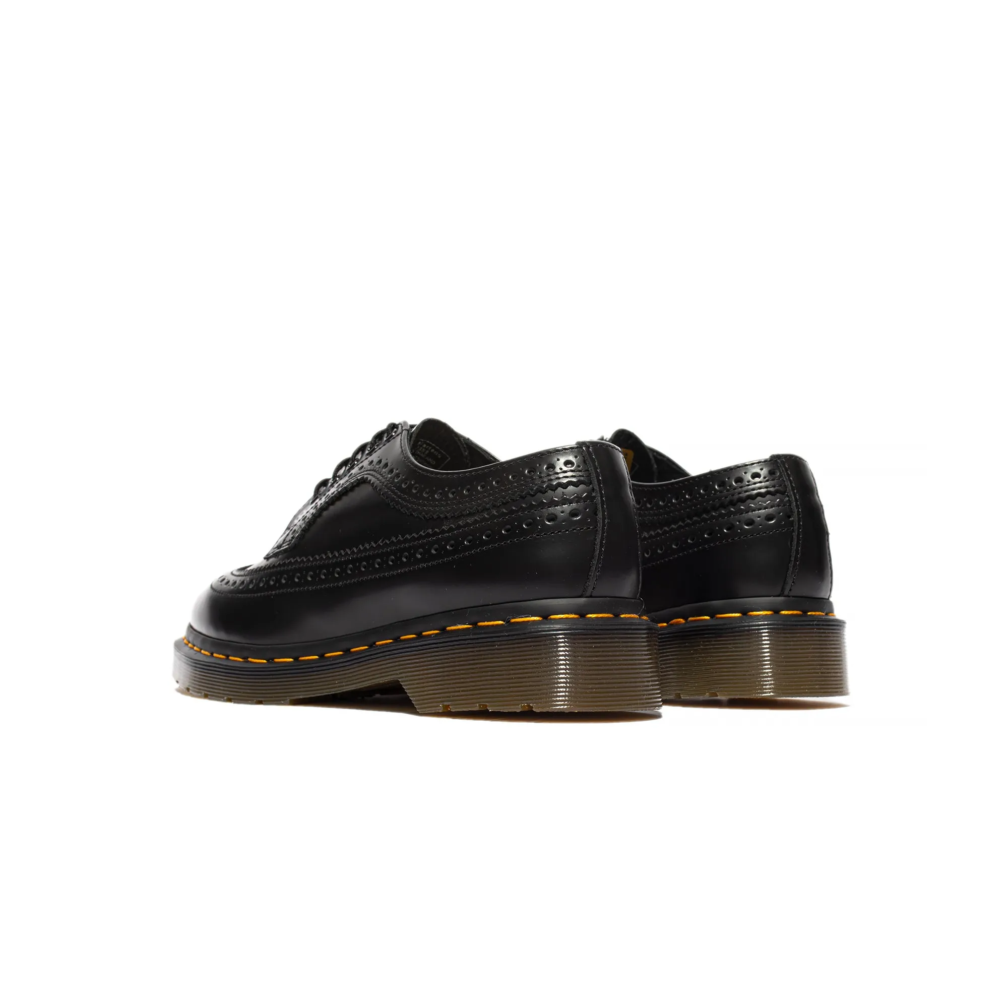 Dr. Martens Men 3989 Yellow Stitch Shoes 'Black'