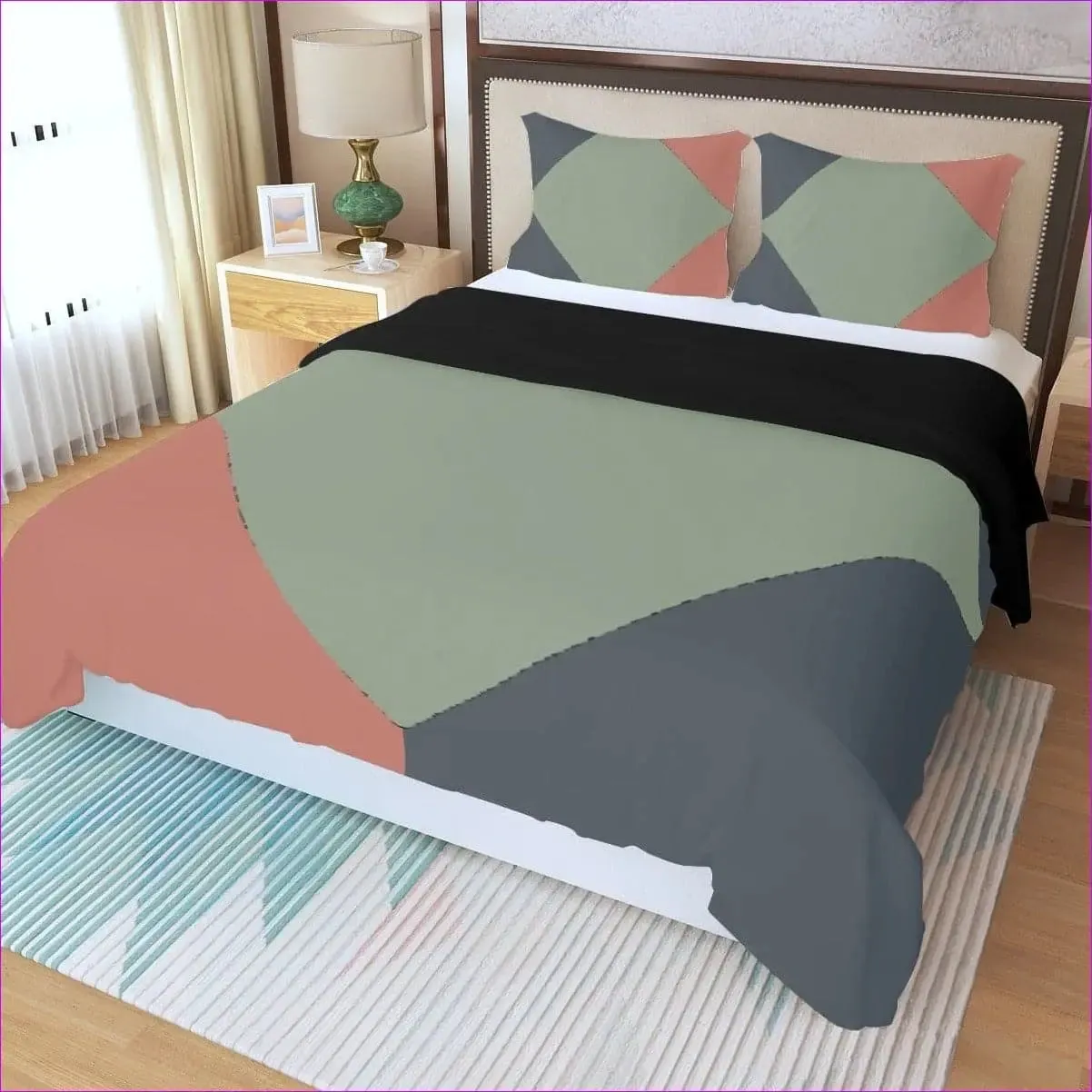 Eclectic Three Piece Duvet Cover Set